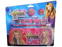 Set scolaire avec étui Hannah Montana